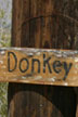 Bad Donkey sign
