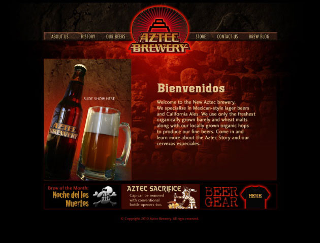 Aztec Brewery Story Board